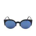 Óculos de Sol Retrosuperfuture Óculos Escuros Femininos Lucia Black Blue Ø 51 mm Preto