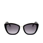 Óculos de Sol Longchamp Óculos Escuros Femininos S Preto Dourado