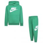 Nike Kids 66l135 Fleece Set Verde 18 Meses