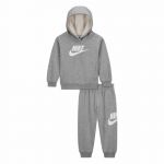 Nike Kids 66l135 Fleece Set Cinzento 24 Meses
