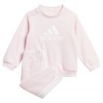 Adidas Badge Of Sport French Terry Jogger Set Rosa 12-24 Meses