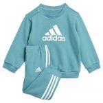 Adidas Badge Of Sport French Terry Jogger Set Azul 6-9 Meses