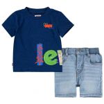 Levi´s ® Kids Tie dye logo Set Azul 12 Meses