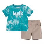 Levi´s ® Kids Tie dye logo Set Verde 3 Meses