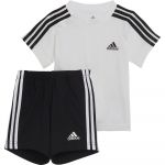 Adidas 3 Stripes Sport Set Branco 9-12 Meses