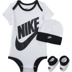 Nike Kids Futura Logo Box Set Branco 0-6 Meses