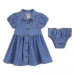 Levi´s ® Kids Bubble Dress Azul 3 Anos