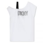 Dkny D60114 Short Dress Branco 16 Anos