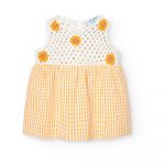 Boboli 128056 Sleeveless Dress Amarelo 18 Meses