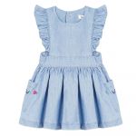 Catimini Floral Short Dress Azul 18 Meses