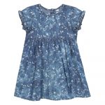 3pommes Lovely Flower Short Dress Azul 12-18 Meses