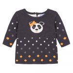 Absorba Panda Ludique Short Dress Cinzento 6 Meses