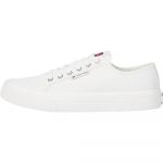 Tommy Jeans Canvas Trainers Branco 41 Homem