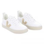 Veja Small V-10 Laces Trainers Beige 39 Rapaz