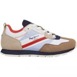 Pepe Jeans Foster Print Trainers Beige 39 Rapaz