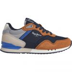 Pepe Jeans London Forest B Trainers Castanho 35 Rapaz