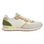 Pepe Jeans Brit Print Trainers Beige 36 Mulher