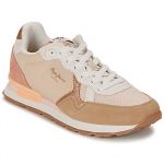 Pepe Jeans Brit Mix Trainers Beige 39 Mulher
