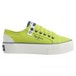 Pepe Jeans Ottis Sun Low Trainers Verde 36 Mulher