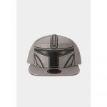 Star Wars The Mandalorian Helmet Cap Cinzento
