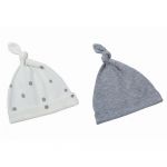 Sleepee Pack 2 Hats For Newborn Babies Beige 0-2 Meses