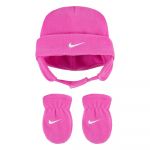 Nike Kids Swoosh Fleece Beanie Rosa 12-24 Meses