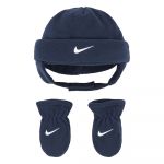 Nike Kids Swoosh Fleece Beanie Azul 12-24 Meses