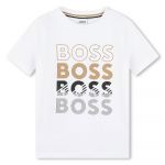 Boss J50775 Short Sleeve T-shirt Branco 5 Anos