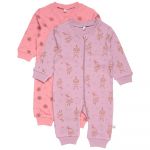 Pippi 2 Pack Pyjama Rosa 0 Meses