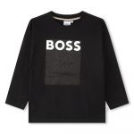 Boss J25o75 Long Sleeve T-shirt Preto 16 Anos