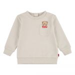 Levi´s ® Kids Bear Pocket Crewneck Sweatshirt Beige 3 Anos