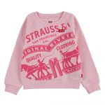 Levi´s ® Kids Raglan Infant Sweatshirt Rosa 24 Meses
