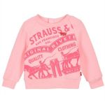 Levi´s ® Kids Raglan Infant Sweatshirt Rosa 12 Meses