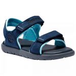 Timberland Nubble Leather 2 Strap Youth Azul 35 Rapaz