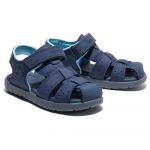 Timberland Nubble Leather Fisherman Youth Sandals Azul 32 Rapaz