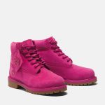 Timberland 6´´ Premium Wp Junior Boots Rosa 37 Rapaz