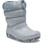 Crocs Classic Neo Puff T Boots Cinzento 24-25 Rapaz