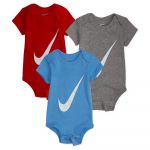 Nike Kids Swoosh Body 3 Pairs Colorido 0-6 Meses