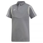 Adidas Tiro 19 Short Sleeve Polo Shirt Cinzento 5-6 Anos