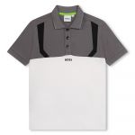 Boss J50762 Short Sleeve Polo Cinzento 8 Anos