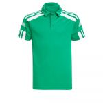 Adidas Squadra 21 Short Sleeve Polo Shirt Verde 5-6 Anos