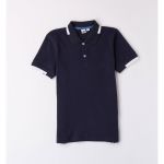 Ido 48459 Short Sleeve Polo Azul 12 Anos
