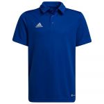 Adidas Entrada 22 Short Sleeve Polo Azul 13-14 Anos