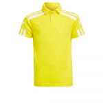 Adidas Squadra 21 Short Sleeve Polo Shirt Amarelo 15-16 Anos