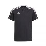 Adidas Tiro 21 Short Sleeve Polo Shirt Preto 9-10 Anos