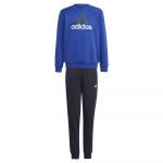Adidas Essentials Big Logo Fleece Jogger Tracksuit Azul 15-16 Anos