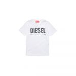 Diesel Kids J01541 Short Sleeve T-shirt Branco 6 Anos