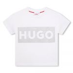 Hugo G00082 Short Sleeve T-shirt Branco 16 Anos