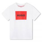 Hugo G00006 Short Sleeve T-shirt Branco 16 Anos