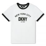Dkny D60026 Short Sleeve T-shirt Branco 16 Anos